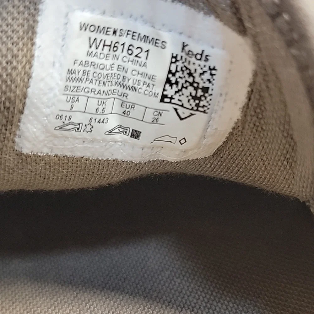 KEDS Rise Metro Women Sz 9 US EU 40 Taupe Nubuck Leather Platform Shoes Sneakers